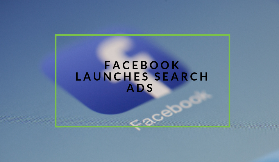 Facebook launches search ads
